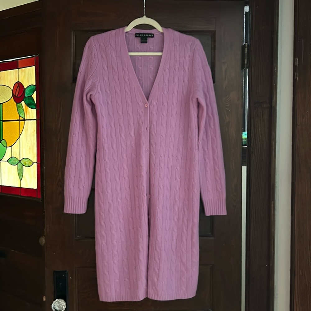 Ralph Lauren Cashmere Cable Knit- Women’s Large